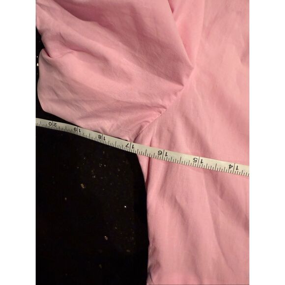 Deluc Barbiecore Pink Puff-Sleeve Bubble Mini Dress Brunch/Party/Date size S - Picture 6 of 7